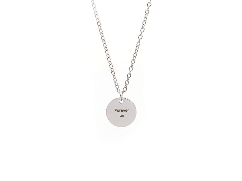 Kette mit Münzanhänger 9mm - individuelle Gravur