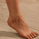 Minimalistisches Fußkettchen