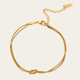 Minimalistisches Knoten Armband