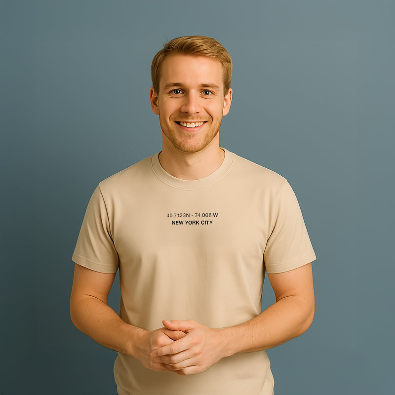 deineKoordinaten° Shirt (hochwertig gestickt)