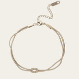 Minimalistisches Knoten Armband