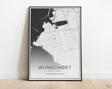 Personalized coordinates poster