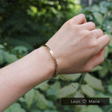 Bangle with your own engraving - your coordinates